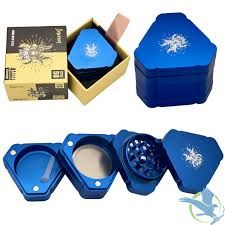 63mm 4 Part Shredder Large Grinder Triangular Shape Style 50