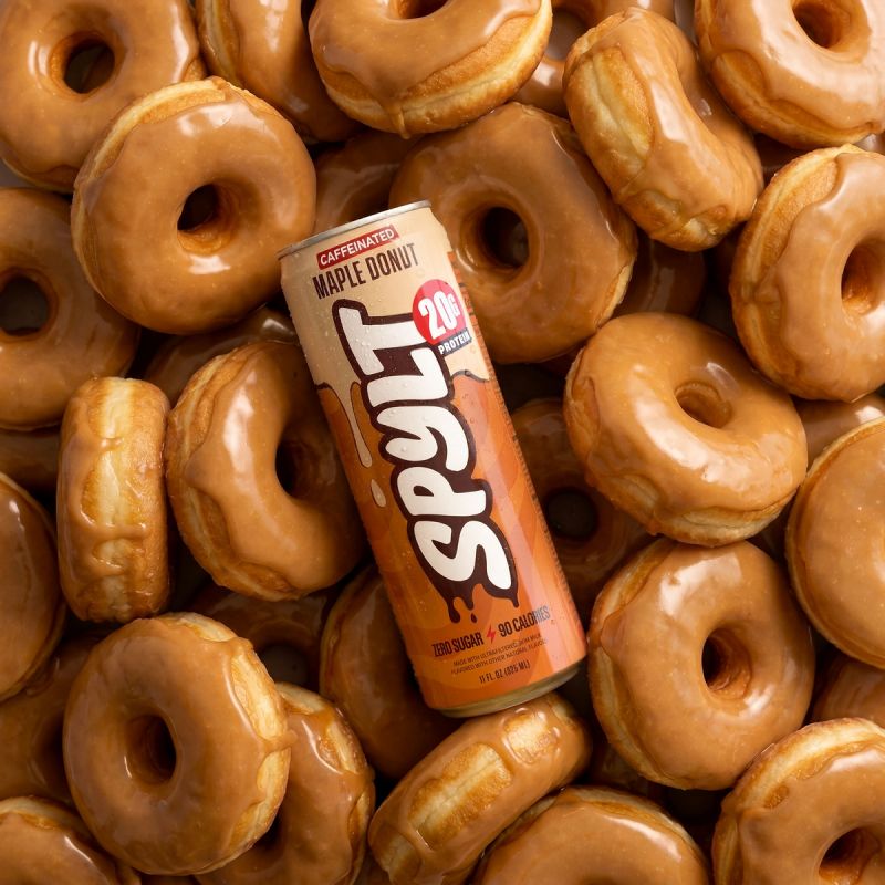 Spylt Caffeinated Milk Maple Donut