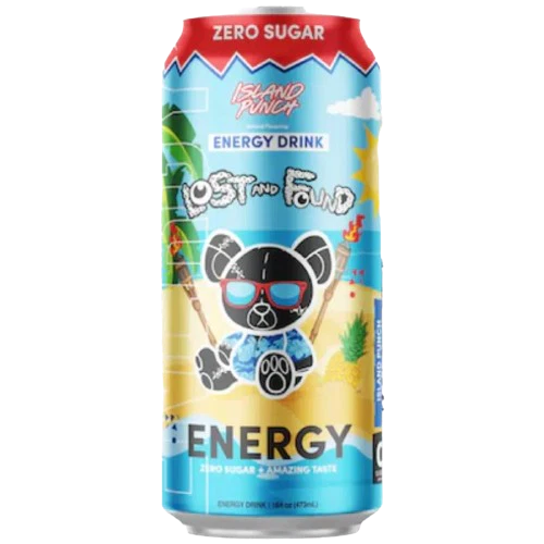 Lost and Found Zero Sugar Energy Drink Island Punch