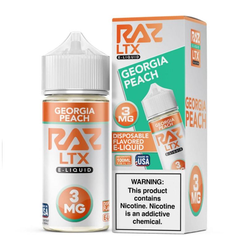 100ml Georgia Peach by Raz LTX Liquids